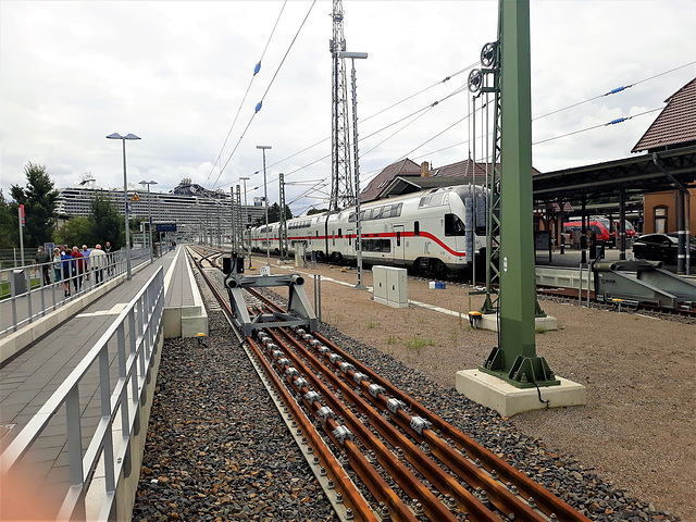 Bahnhof Warnemünde...