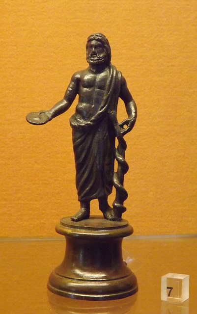 Aesclepius Statuette in the Naples Archaeological Museum, July 2012