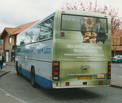 Cambridge Coach Services 'Jetlink' M305 BAV at Mildenhall - 29 Apr 2001