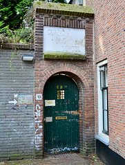 Former gate to a school