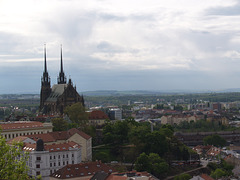 Brno, View to South-East from Spilberk Hill