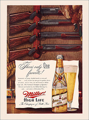 Miller Beer Ad, 1958