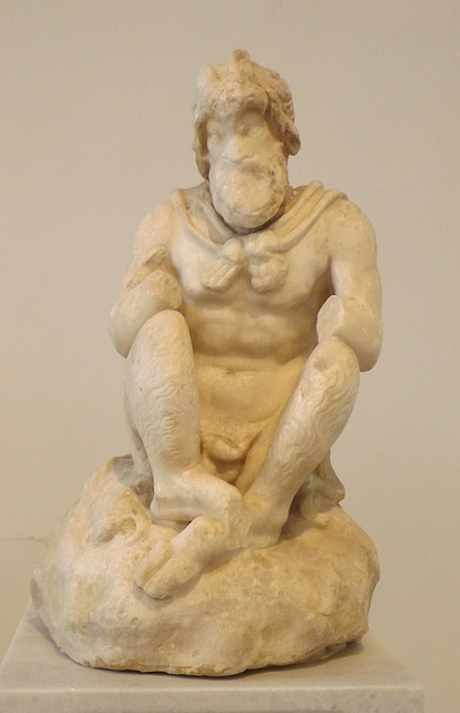 Statuette of Pan from Athens in the National Archaeological Museum of Athens, May 2014