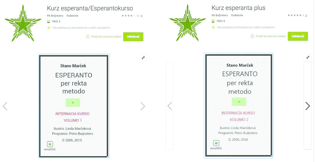Kurso de Esperanto por telefonoj, ambaŭ volumoj