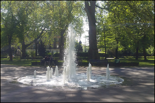 Russell Square fountain