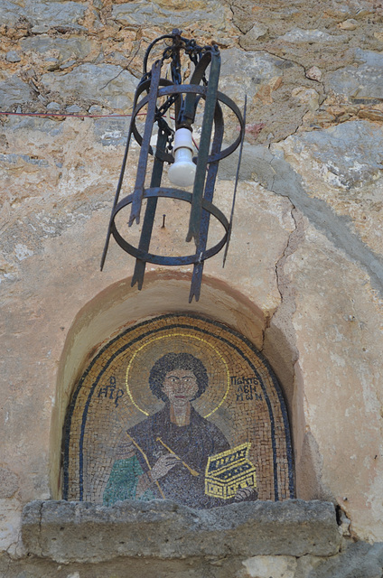 The Island of Tilos, In the Monastery of Aghios Panteleimonas