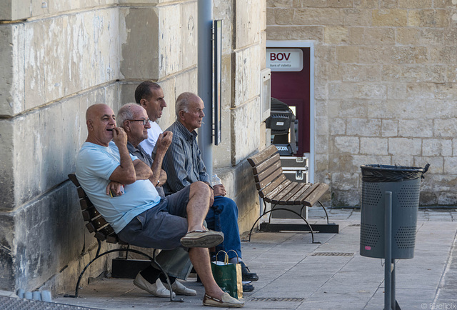 Valletta - wo man noch Zeit hat ... (© Buelipix)
