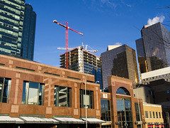 Downtown Edmonton on a Sunny Winter Day