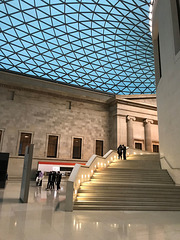 The British Museum -Great Court -left staircase