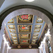 Colourful ceiling, the Shakespeare room entrance