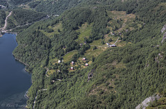 Hårdland seen from the top of Hårdlandsnepane