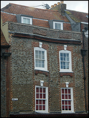 crooked windows at Blandford