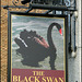 old Black Swan sign