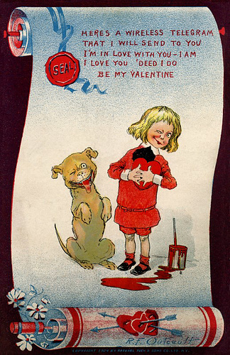 Here's a Wireless Telegram—Be My Valentine