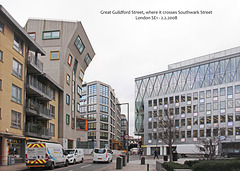 Great Guildford Street - Southwark Street junction - London - 2 2 2018