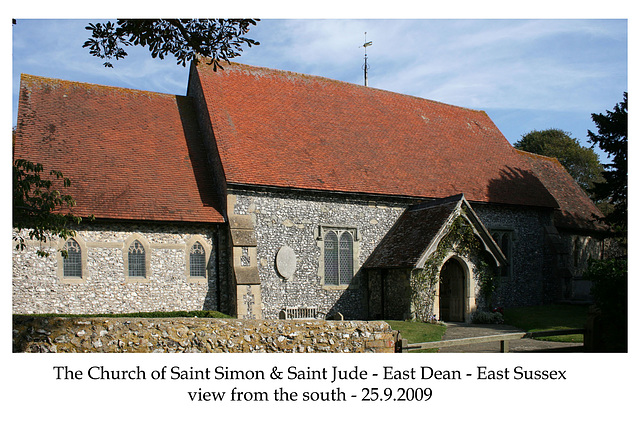 St Simon & St Jude East Dean  from south 27 6 2016