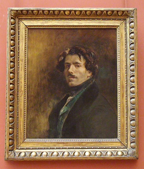 Self-Portrait by Delacroix in the Louvre, June 2014