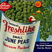 Freshlike Canned Peas Label, c1945