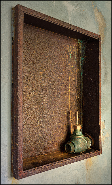 valve in a frame