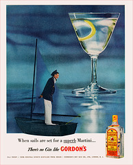 Gordon's Gin Ad, c1957