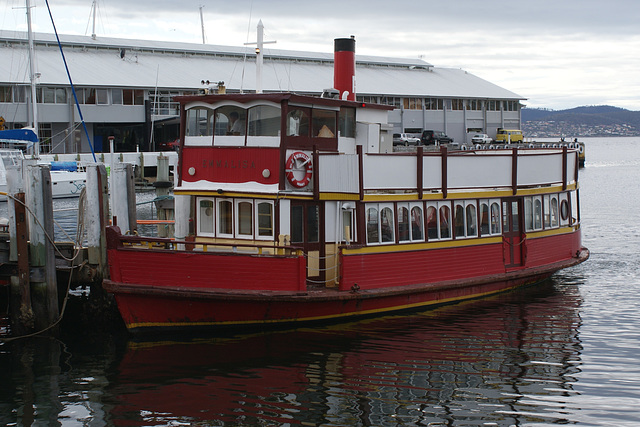 Emmalisa In Hobart Harbour