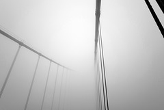 San Francisco, Golden Gate Bridge, Foggy