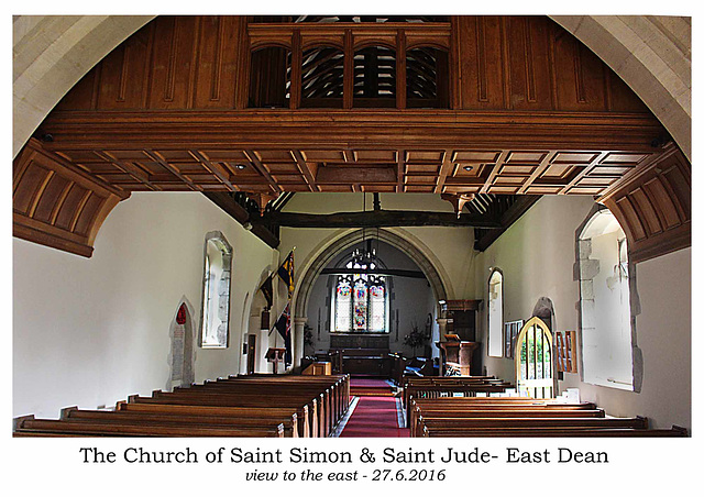 St Simon & St Jude interior to east 27 6 2016