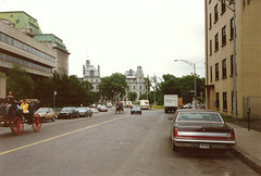La ville de Québec à l'été de 1987