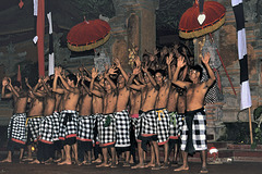 Kecak dancers