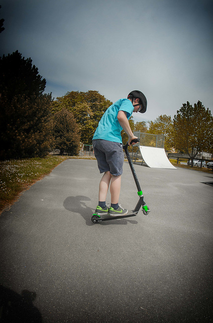 Kentin au Skatepark de Vayres s/ Essonne