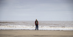Spurn Neck; looking out to sea