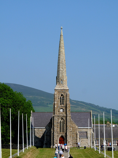 Chapel of Saint John (Tynwald Church) from Tynwald Hill