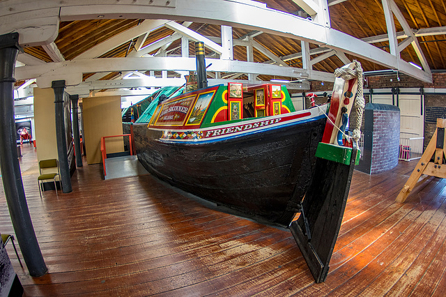 Inside at the Ellesmere Port boat museum