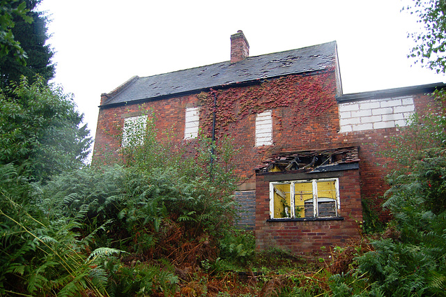Hayes Lodge, Hopwas, Staffordshire (Shortly before Demolition)