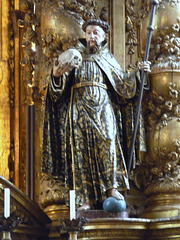 Guimaraes- Statue in Saint Francis Church