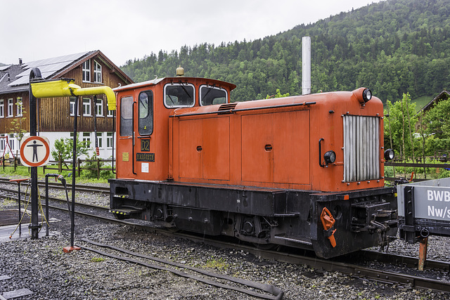 Diesellok D2 der Bregenzerwald Bahn "Margreth"