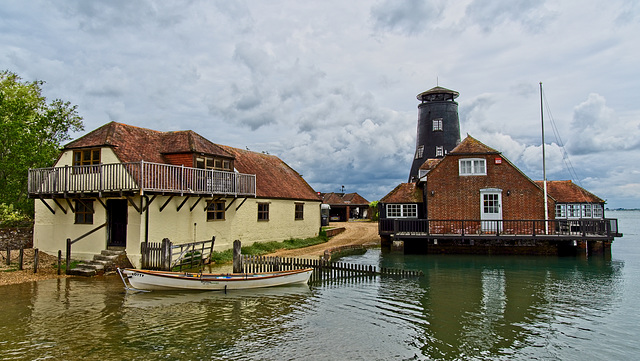 H F F.  The Old Mill, Langstone Harbour