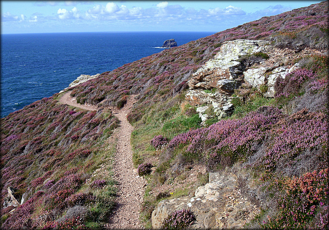 H. A. N. W. E.  everyone! Cornish coast path