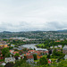 Norway, Panorama of Trondheim from the Hill of the Kristiansten Festning