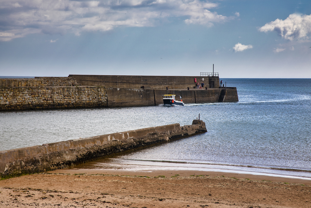 Fishing Boat Returning to St Andrews Harbour