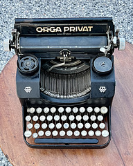 Pesaro 2024 – Orga Privat typewriter