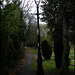 lamp in the churchyard