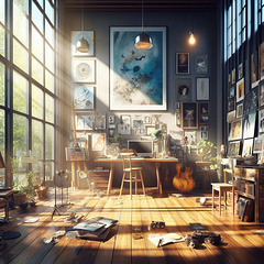 An artist's home