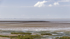 Spurn Chalk Bank view WNW to Immingham