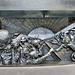 Oh, What a Lovely War – Frieze below the "Meeting Place" Statue, St Pancras Railway Station, Euston Road, London, England
