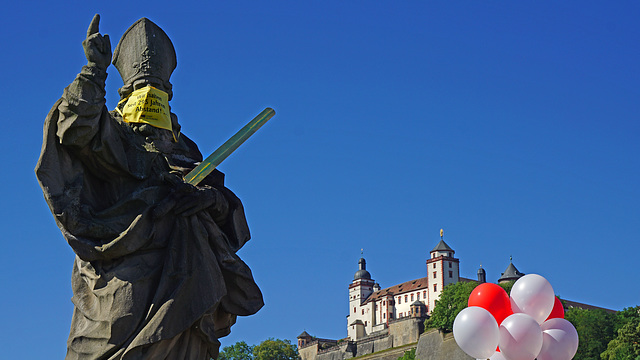 Corona: Würzburg setzt auf Vernunft - Würzburg places its faith in reason - PiP