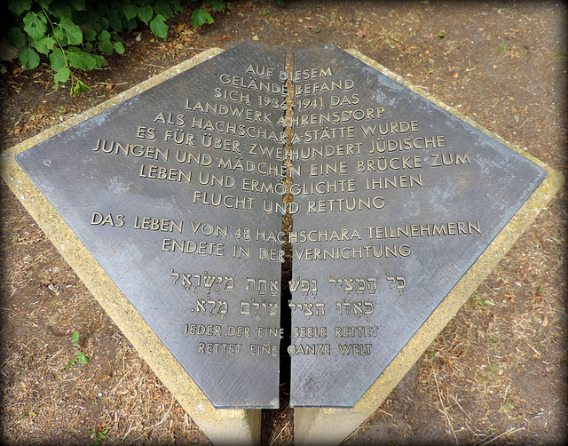 182/365 - Denkmal Hachschara-Stätte Ahrensdorf