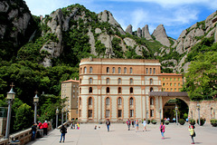 Monastery square Montserrat