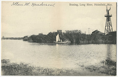 MN0373 HOLMFIELD - BOATING, LONG RIVER (TRAIN STATION)