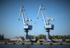 Hafenkräne in Danzig/Gdansk